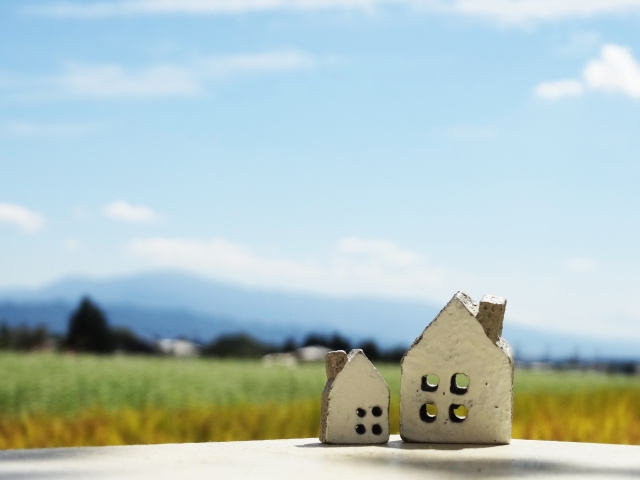 家 農地 自然 画像